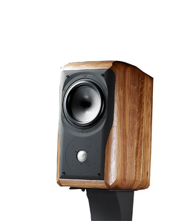 義大利 chario SONNET 小珍寶 胡桃實木書架喇叭 