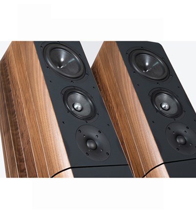 義大利 chario ARIA 空氣  胡桃實木落地喇叭