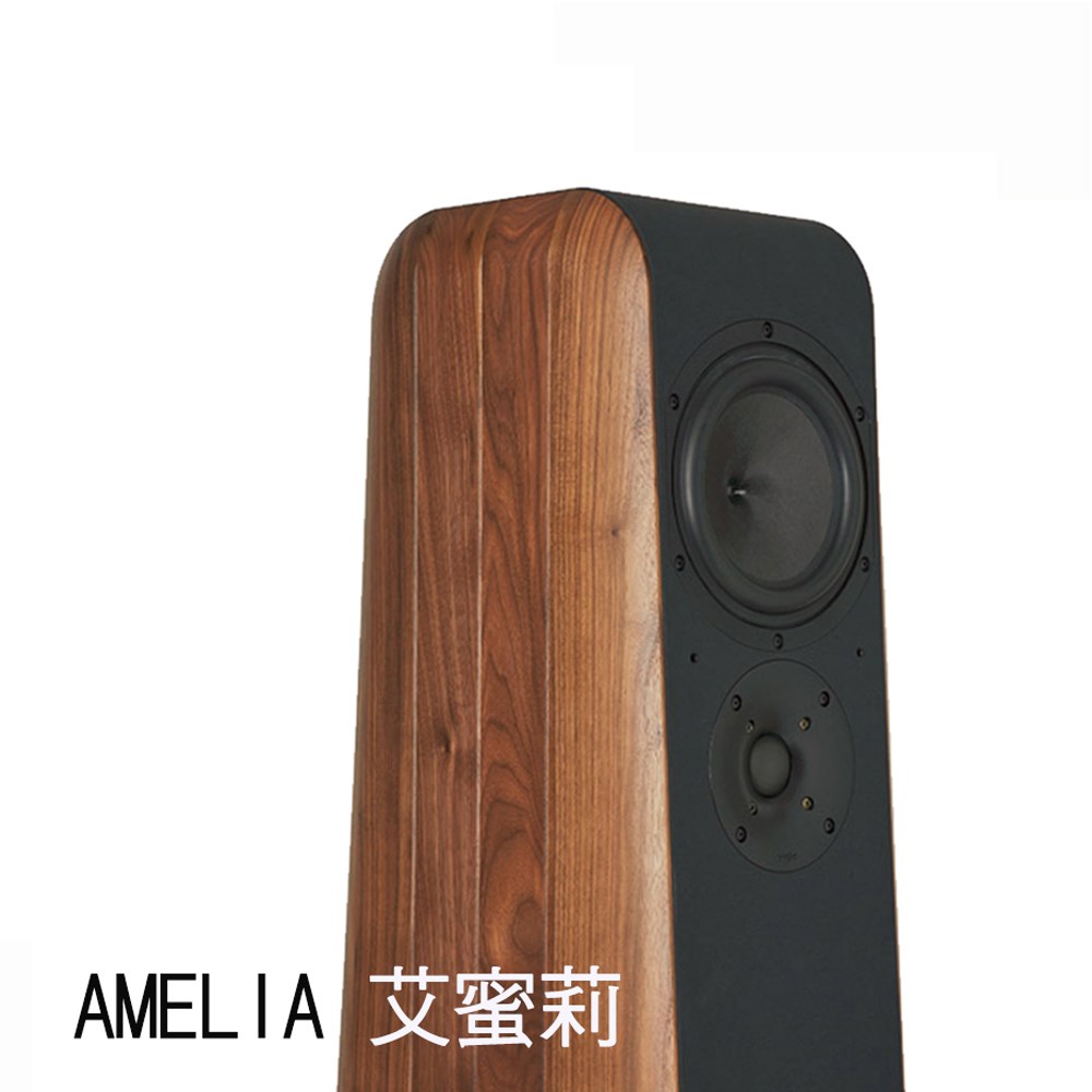 義大利 chario AMELIA 艾蜜莉 胡桃實木落地喇叭