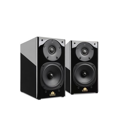 英國CASTLE KNIGHT1騎士1號 書架型喇叭 黑色