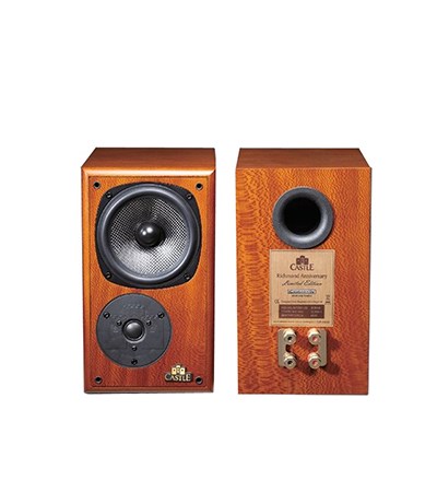 英國CASTLE Richmond 瑞奇曼 紀念版 書架型喇叭 雷斯木色
