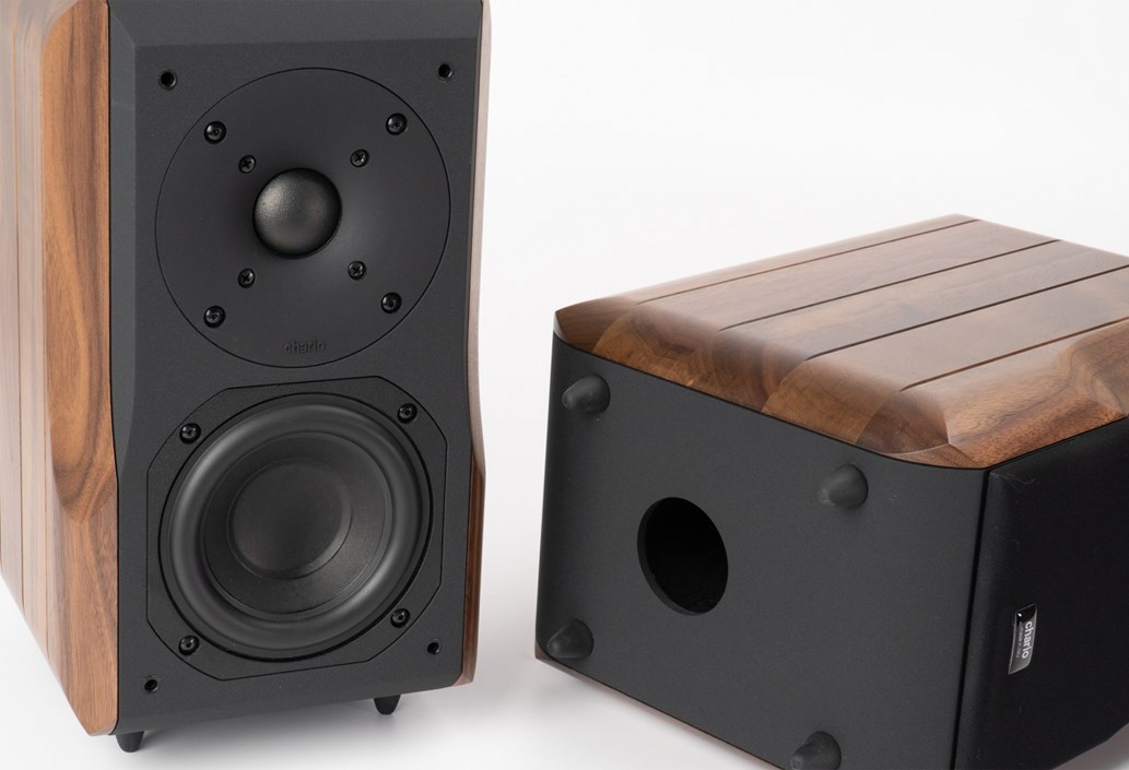 義大利 chario LYNX II 山貓星座 II 胡桃實木落地喇叭  