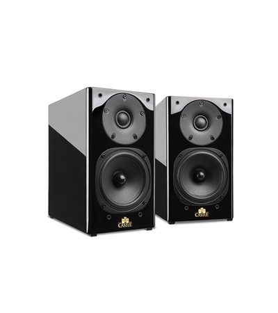 英國CASTLE KNIGHT1騎士1號 書架型喇叭 黑色