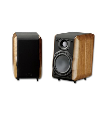 義大利chario PICCOLO SAT 小海豚 迷你書架型實木喇叭 